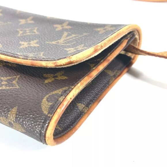 LOUIS VUITTON M51852 Monogram Pochette Twin GM Pochette 2WAY Clutch Shoulder Bag - Picture 10 of 15